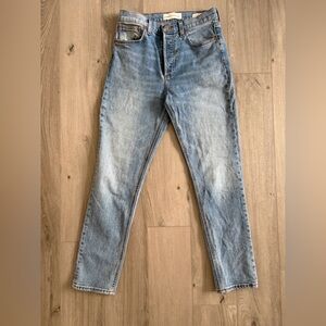 Aritzia Denim Forum Yoko High Rise Slim size 28 - 28L